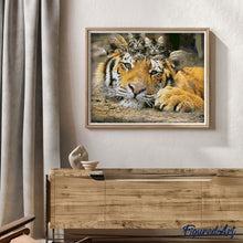 Load image into Gallery viewer, paint by numbers | Kittens and Tiger | animals cats easy tigers | FiguredArt
