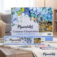 Load image into Gallery viewer, paint by numbers | Kittens and Tiger | animals cats easy tigers | FiguredArt