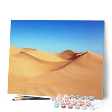 Load image into Gallery viewer, paint by numbers | Blue Sky in the Desert | easy landscapes | FiguredArt