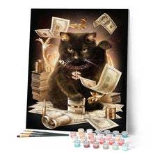 Load image into Gallery viewer, paint by numbers | Cat Businessman | advanced animals cats | FiguredArt