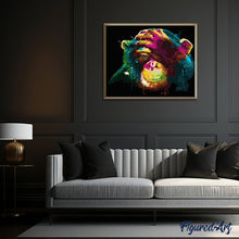 Load image into Gallery viewer, paint by numbers | Multicolor Monkey | animals intermediate monkeys | FiguredArt