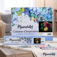 Load image into Gallery viewer, paint by numbers | Multicolor Monkey | animals intermediate monkeys | FiguredArt