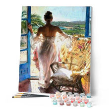 Load image into Gallery viewer, paint by numbers | Sexy women near the Window | advanced nude | FiguredArt
