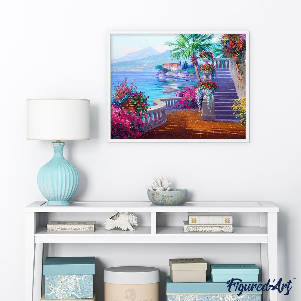Paint by numbers - European seaside landscape – Figured'Art