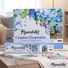 Load image into Gallery viewer, paint by numbers | Feet in water during Summer | intermediate landscapes portrait | FiguredArt