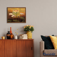 Load image into Gallery viewer, paint by numbers | Blooming Lotus | flowers intermediate | FiguredArt