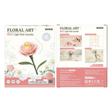 Load image into Gallery viewer, 3D Puzzle - Light Pink Camellia