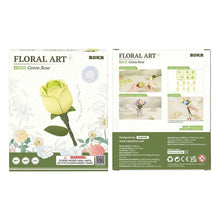 Load image into Gallery viewer, 3D Puzzle - Green Rose