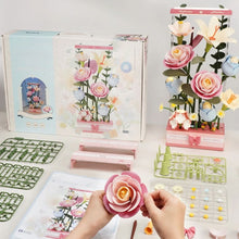 Load image into Gallery viewer, 3D Puzzle - Blooming Bouquet Box
