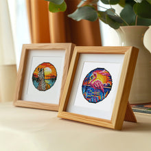 Load image into Gallery viewer, Mini Diamond Painting 15x20cm (4 pieces) - Tropical Birds And Sunset