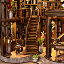 Load image into Gallery viewer, Miniature House - Dreamy Book Hall