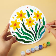 Load image into Gallery viewer, Mini Paint by Numbers Set - Discs Ø20cm (6 pieces) - Bloom Collection