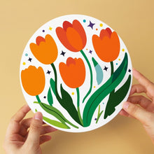 Load image into Gallery viewer, Mini Paint by Numbers Set - Discs Ø20cm (6 pieces) - Bloom Collection