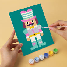 Load image into Gallery viewer, Mini Paint by Numbers Set 15x20cm (6 pieces) - Emerald Guardians