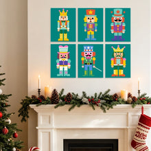 Load image into Gallery viewer, Mini Paint by Numbers Set 15x20cm (6 pieces) - Emerald Guardians