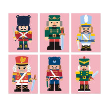 Load image into Gallery viewer, Mini Paint by Numbers Set 15x20cm (6 pieces) - Nutcracker Court Figured'Art