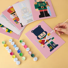 Load image into Gallery viewer, Mini Paint by Numbers Set 15x20cm (6 pieces) - Nutcracker Court