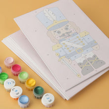Load image into Gallery viewer, Mini Paint by Numbers Set 15x20cm (6 pieces) - Nutcracker Court