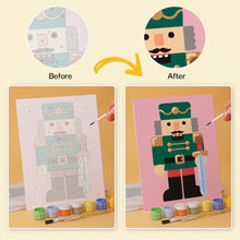 Load image into Gallery viewer, Mini Paint by Numbers Set 15x20cm (6 pieces) - Nutcracker Court