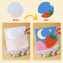 Load image into Gallery viewer, Mini Paint by Numbers Set 20x20cm (6 pieces) - Fruit and Celestial Pop