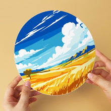 Load image into Gallery viewer, Mini Paint by Numbers Set - Discs Ø20cm (6 pieces) - Nature's Wonders