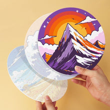 Load image into Gallery viewer, Mini Paint by Numbers Set - Discs Ø20cm (6 pieces) - Nature's Wonders