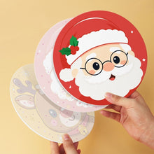 Load image into Gallery viewer, Mini Paint by Numbers Set - Discs Ø20cm (6 pieces) - Holiday Cast Set