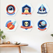 Load image into Gallery viewer, Mini Paint by Numbers Set - Hexagons (6 pieces) - Galaxy Icon
