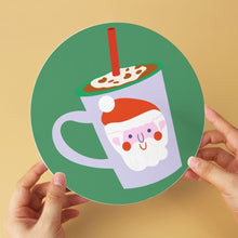 Load image into Gallery viewer, Mini Paint by Numbers Set - Discs Ø20cm (6 pieces) - Christmas Mugs