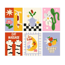 Load image into Gallery viewer, Mini Paint by Numbers Set 15x20cm (6 pieces) - Whimsy and Wonder Figured'Art