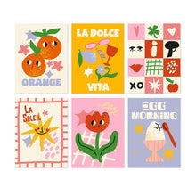Load image into Gallery viewer, Mini Paint by Numbers Set 15x20cm (6 pieces) - Sweet Soleil Figured'Art