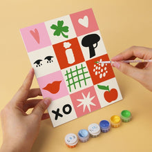 Load image into Gallery viewer, Mini Paint by Numbers Set 15x20cm (6 pieces) - Sweet Soleil