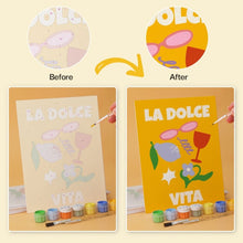 Load image into Gallery viewer, Mini Paint by Numbers Set 15x20cm (6 pieces) - Sweet Soleil