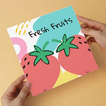 Load image into Gallery viewer, Mini Paint by Numbers Set 20x20cm (6 pieces) - Fresh Fruits