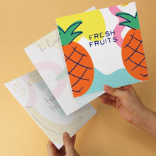 Load image into Gallery viewer, Mini Paint by Numbers Set 20x20cm (6 pieces) - Fresh Fruits