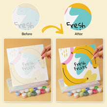 Load image into Gallery viewer, Mini Paint by Numbers Set 20x20cm (6 pieces) - Fresh Fruits