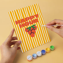 Load image into Gallery viewer, Mini Paint by Numbers Set 15x20cm (6 pieces) - Cheers and Good Vibes