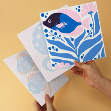 Load image into Gallery viewer, Mini Paint by Numbers Set 20x20cm (6 pieces) - Deep Blue Wonders