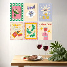 Load image into Gallery viewer, Mini Paint by Numbers Set 15x20cm (6 pieces) - Say It with Color