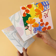 Load image into Gallery viewer, Mini Paint by Numbers Set 20x20cm (6 pieces) - Abstract Garden