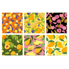 Load image into Gallery viewer, Mini Paint by Numbers Set 20x20cm (6 pieces) - Fruit Pattern Figured'Art