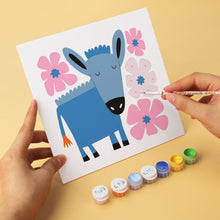 Load image into Gallery viewer, Mini Paint by Numbers Set 20x20cm (6 pieces) - Painted Wildlife 1