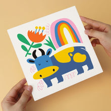 Load image into Gallery viewer, Mini Paint by Numbers Set 20x20cm (6 pieces) - Painted Wildlife 2