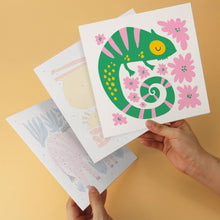 Load image into Gallery viewer, Mini Paint by Numbers Set 20x20cm (6 pieces) - Painted Wildlife 2