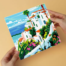 Load image into Gallery viewer, Mini Paint by Numbers Set 20x20cm (6 pieces) - Mediterranean Brushstrokes