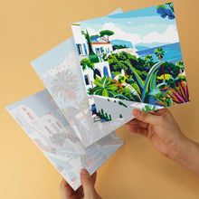 Load image into Gallery viewer, Mini Paint by Numbers Set 20x20cm (6 pieces) - Mediterranean Brushstrokes
