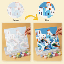 Load image into Gallery viewer, Mini Paint by Numbers Set 20x20cm (6 pieces) - Mediterranean Brushstrokes