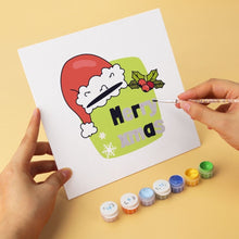 Load image into Gallery viewer, Mini Paint by Numbers Set 20x20cm (6 pieces) - Festive Mini Prints