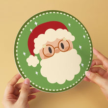 Load image into Gallery viewer, Mini Paint by Numbers Set - Discs Ø20cm (6 pieces) - Colourful Christmas Cast
