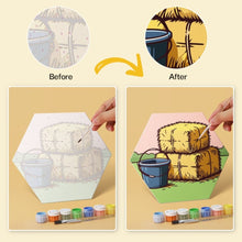 Load image into Gallery viewer, Mini Paint by Numbers Set - Hexagons (6 pieces) - Stable Life
